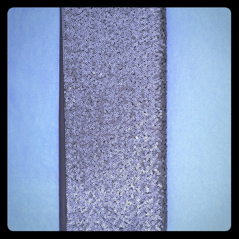 Banana Republic Nude Sequin Flap Clutch